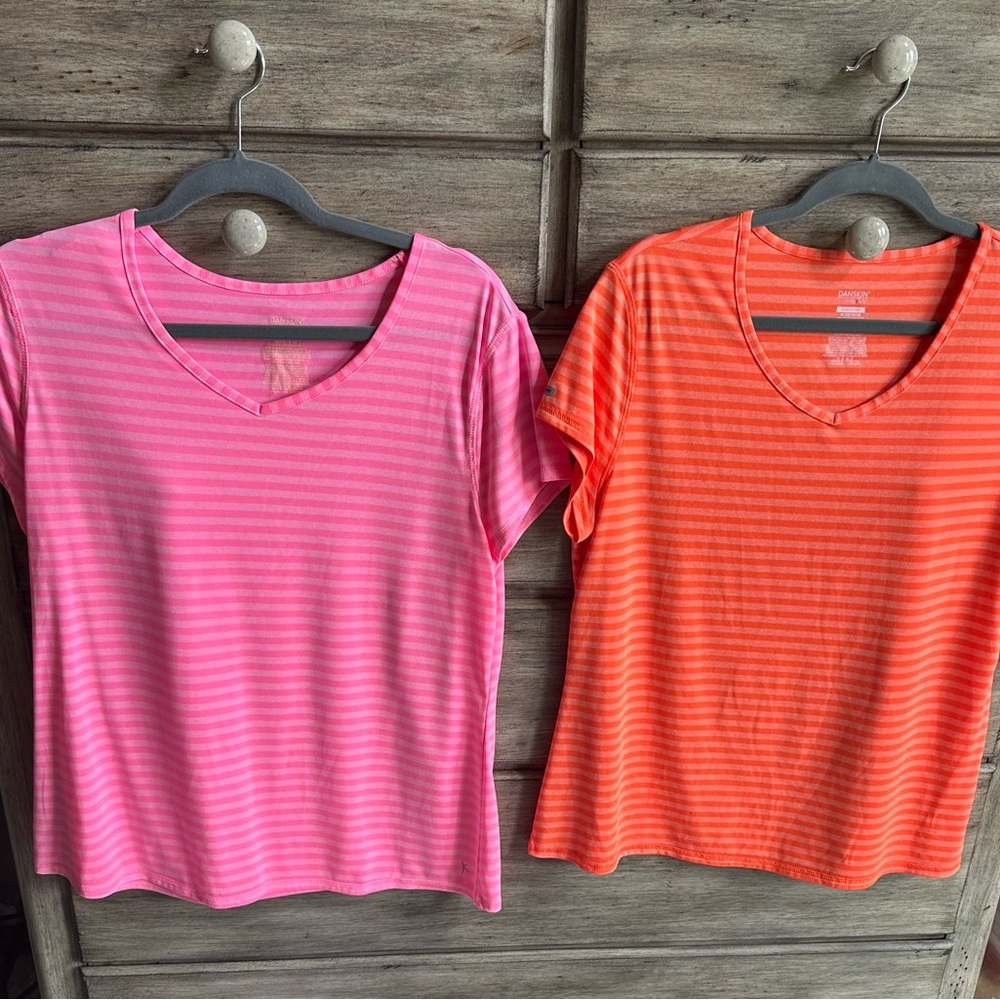 Pair of 2 Danskin shirts